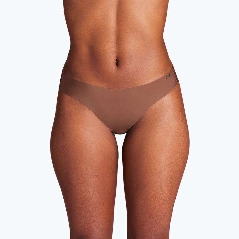 Moteriški stringai Under Armour Pure Stretch Ns Thong 3 poros hue 625