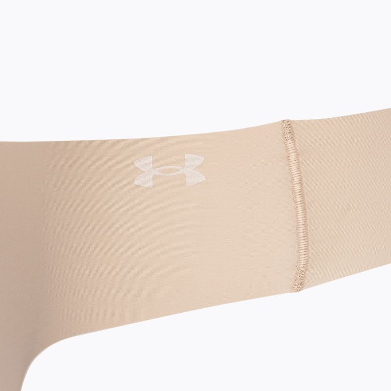 Moteriškos kelnaitės Under Armour Pure Stretch Ns Thong 3 vnt. beige/beige/beige 4