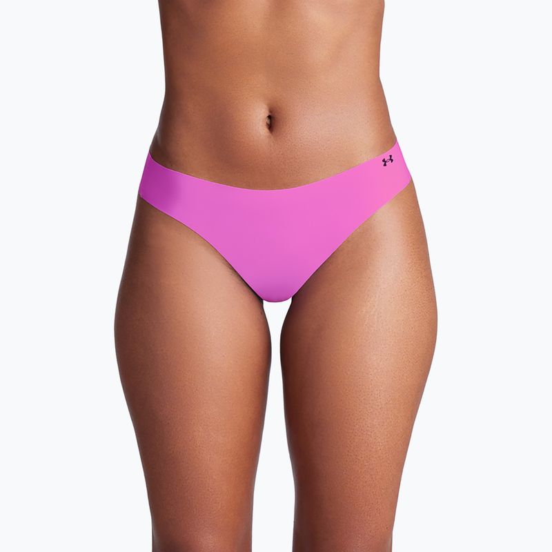 Moteriškos kelnaitės Under Armour Pure Stretch Ns Thong 3 vnt. multicolor 4