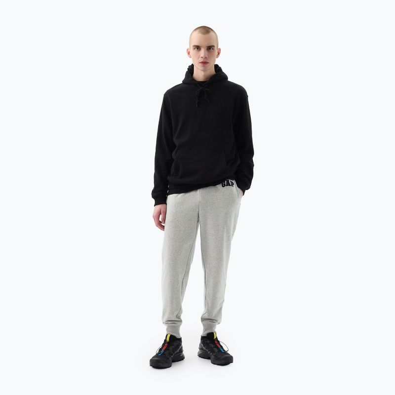 Vyriškos kelnės GAP Heritage French Terry Loggo Jogger light heather grey 2