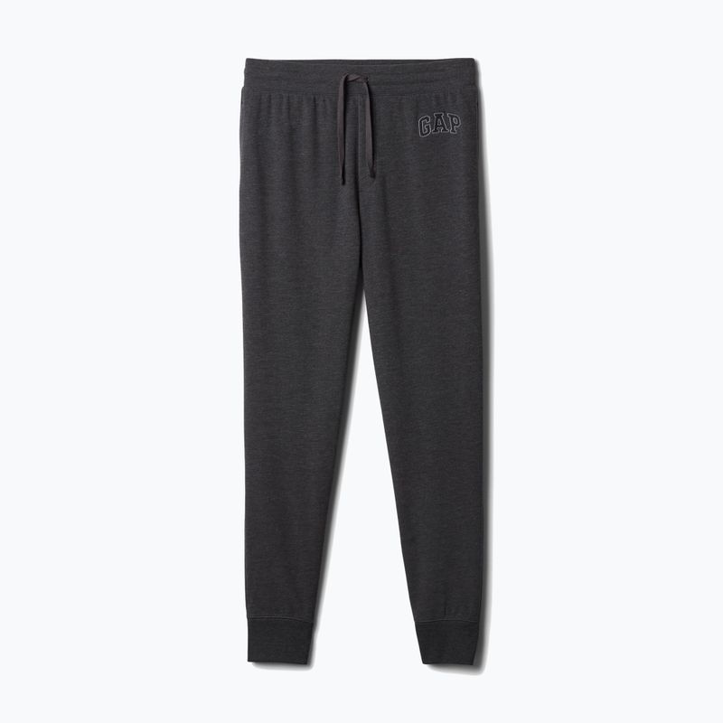 Vyriškos kelnės GAP Heritage French Terry Loggo Jogger charcoal heather grey 5