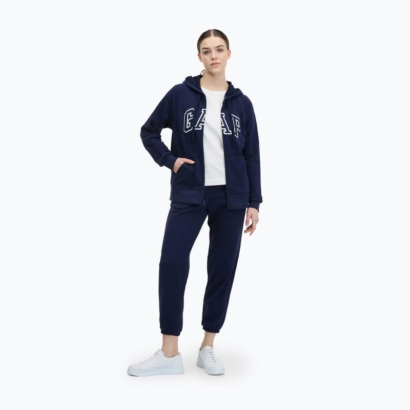 Moteriškas džemperis GAP French Fullzip Logo Hoodie navy 2