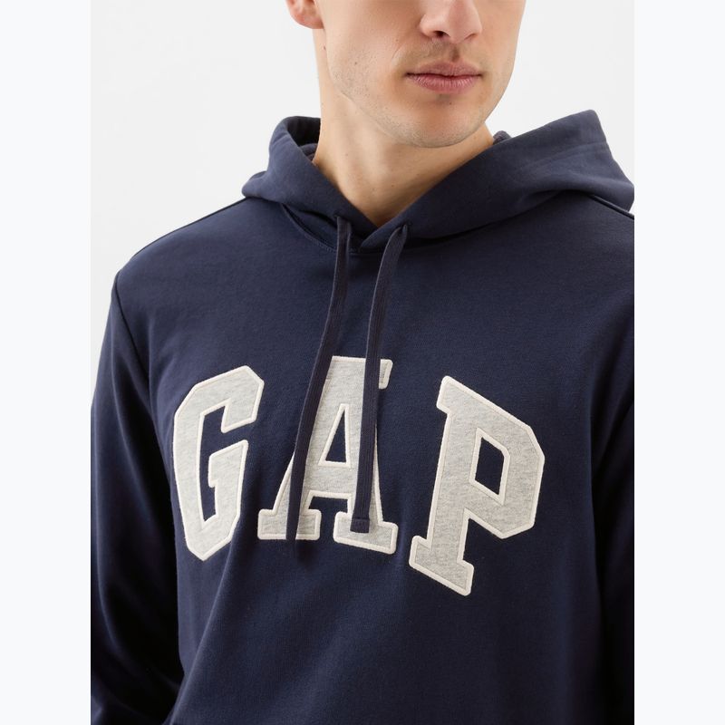 Vyriškas džemperis GAP Heritage French Terry Logo blue navy 4