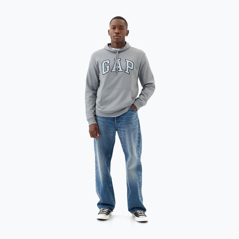 Vyriškas džemperis GAP Heritage Crewneck Logo storm cloud 2