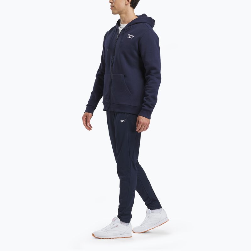 Vyriškas džemperis Reebok Identity SL Fleece FZ vector navy 2