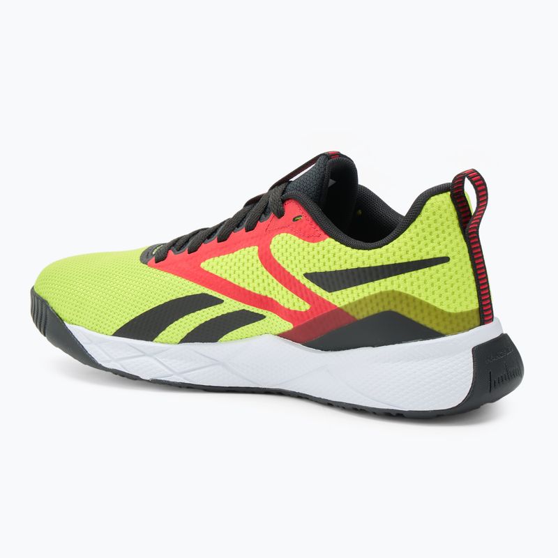 Vyriški treniruočių batai Reebok NFX acid yellow/black/vector red 3