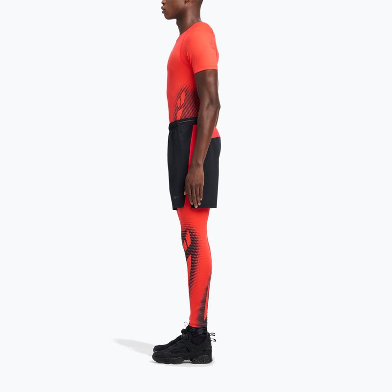 Vyriški treniruočių šortai Reebok Athlete Speed black/energy red 2