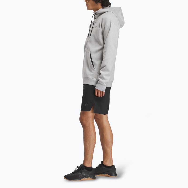 Vyriškas džemperis Reebok Athlete Full Zip medium grey heather 2