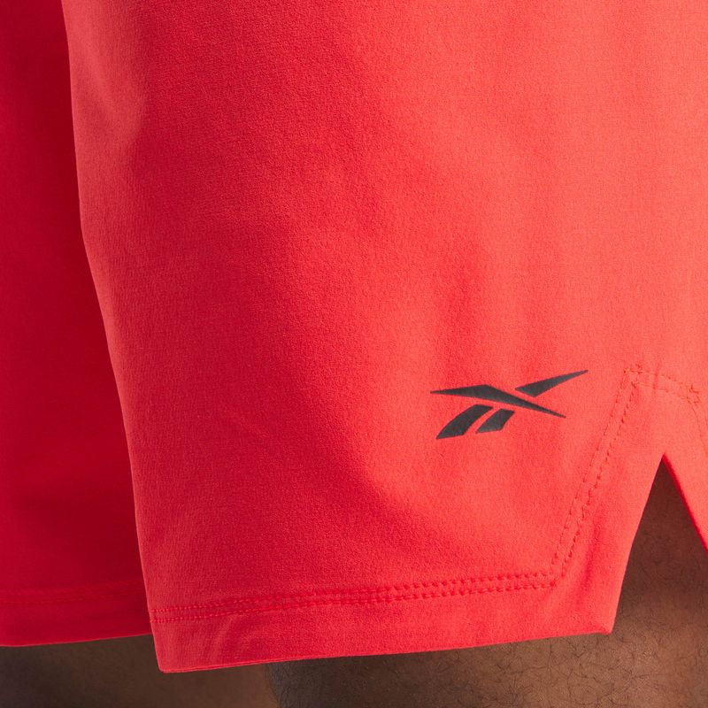 Vyriški treniruočių šortai Reebok Athlete Strenght energy red 5