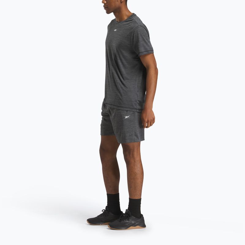 Vyriški treniruočių šortai Reebok Id Train Melange Knit black 2