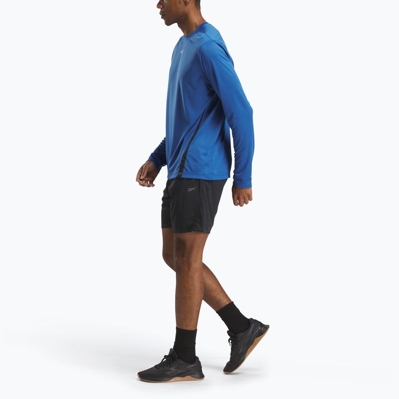 Vyriški treniruočių marškinėliai ilgomis rankovėmis Reebok Id Train Energy Tech Tee twilight blue 2