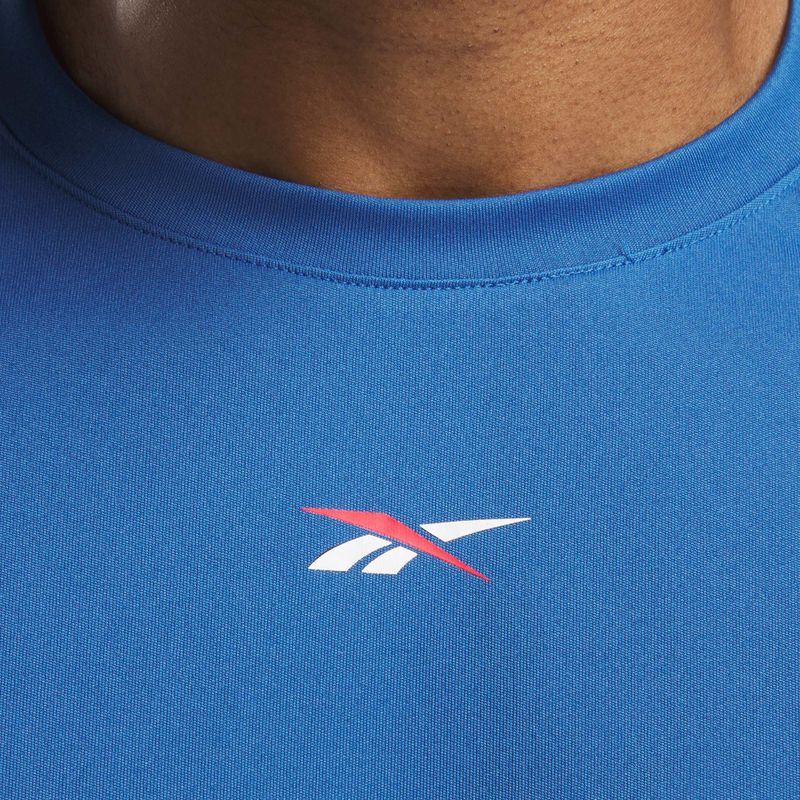 Vyriški treniruočių marškinėliai ilgomis rankovėmis Reebok Id Train Energy Tech Tee twilight blue 4