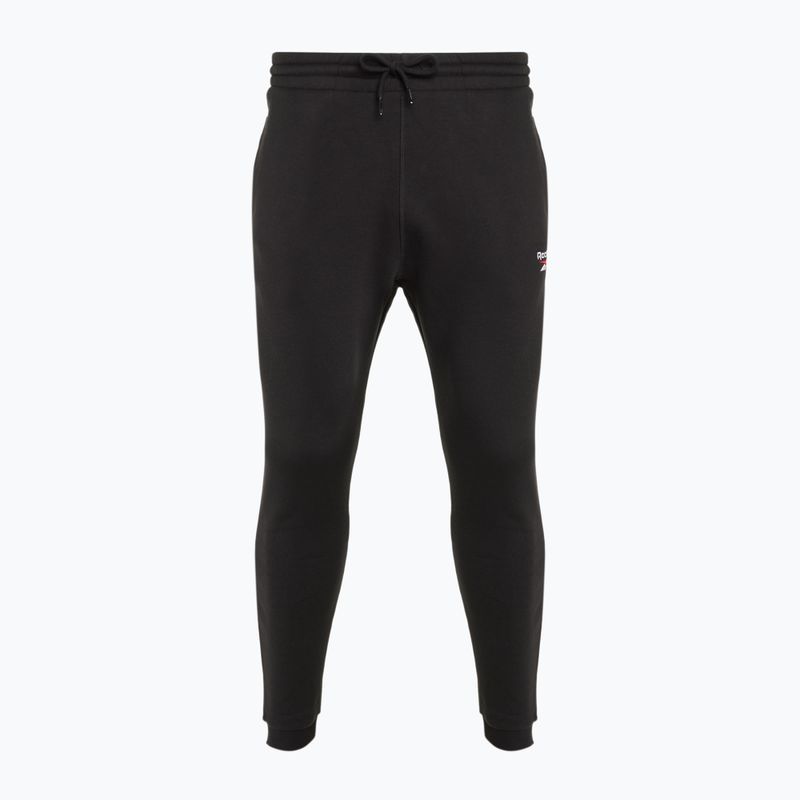 Kelnės Reebok Identity Small Logo Fleece Jogger black/white/vector red