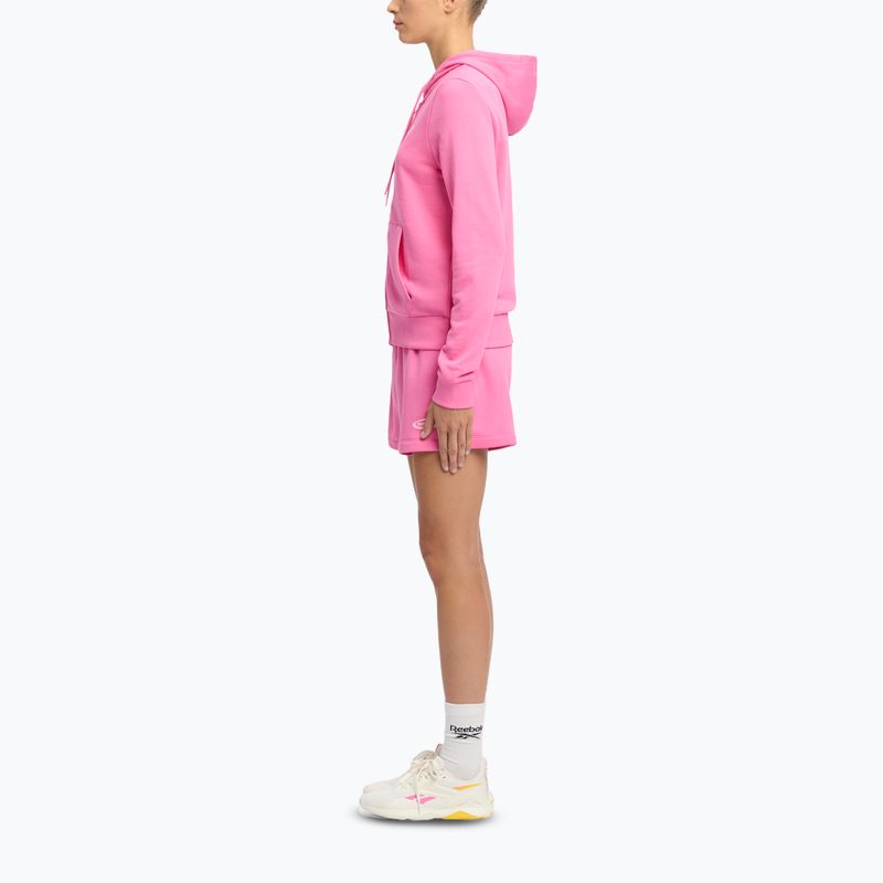 Moteriškas džemperis Reebok Small Logo French Terry FZ true pink 2