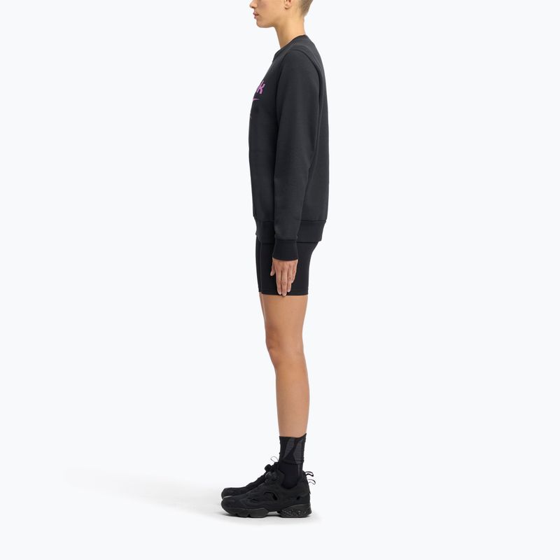 Moteriškas džemperis Reebok Identity Big Logo Fleece Crew black/purple rave/electric amber 2