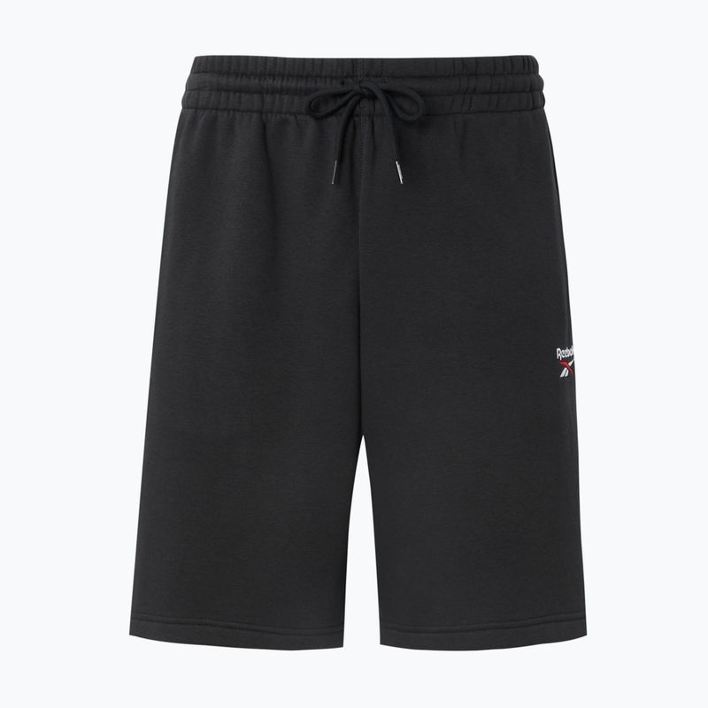 Vyriški treniruočių šortai Reebok Identity Small Logo Fleece black/white/vector red 5