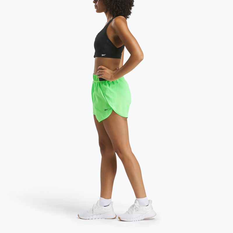 Moteriški treniruočių šortai Reebok Speed solar lime 2