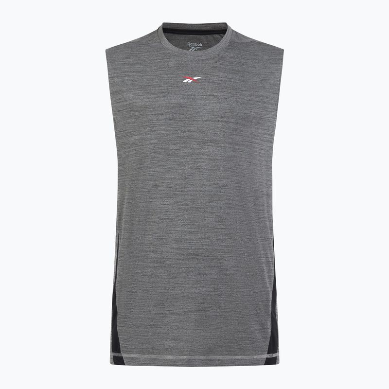 Vyriški treniruočių marškinėliai Reebok Id Train Energy SLVLS Tech Tee grey 1
