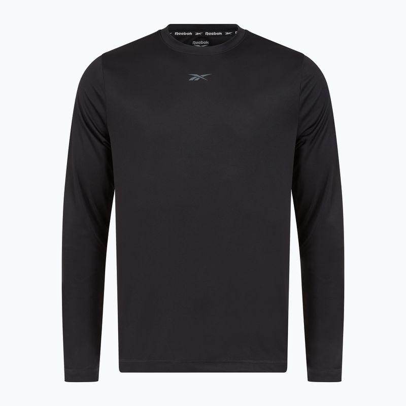 Vyriški marškinėliai ilgomis rankovėmis Reebok Id Train Tech Tee night black