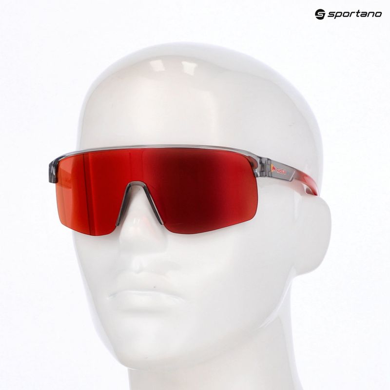 Akiniai nuo saulės Red Bull SPECT Dakota light grey/brown with red-orange mirror 7