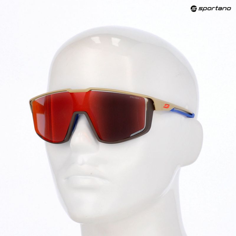 Akiniai nuo saulės Julbo Fury Spectron matt light brown/brown/ blue/multilayer red 7