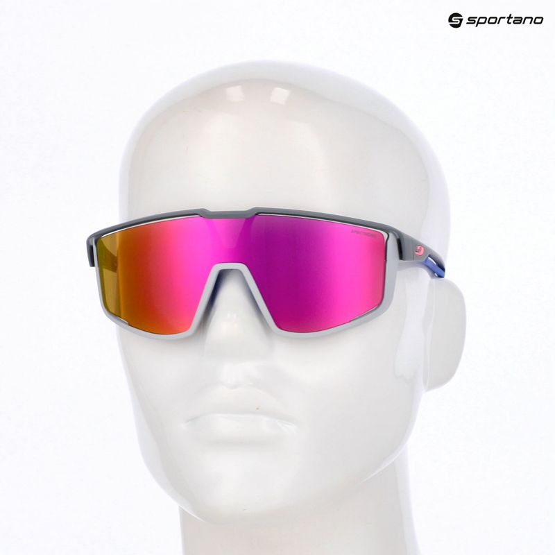 Akiniai nuo saulės Julbo Fury Spectron matt dark gray/gray/ blue/multilayer pink 7