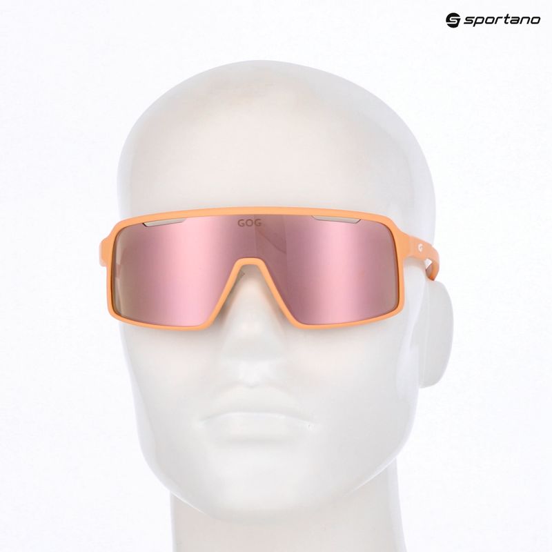 Akiniai nuo saulės GOG Enki matt orange/white reflex rose/gold 5