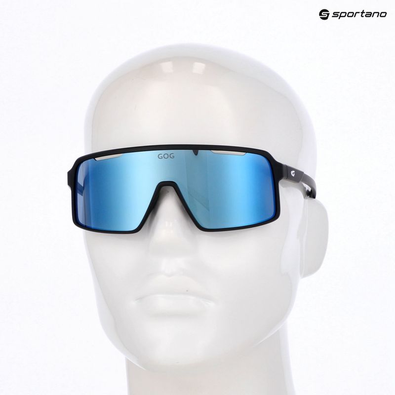 Akiniai nuo saulės GOG Enki matt black/reflex white/blue 5