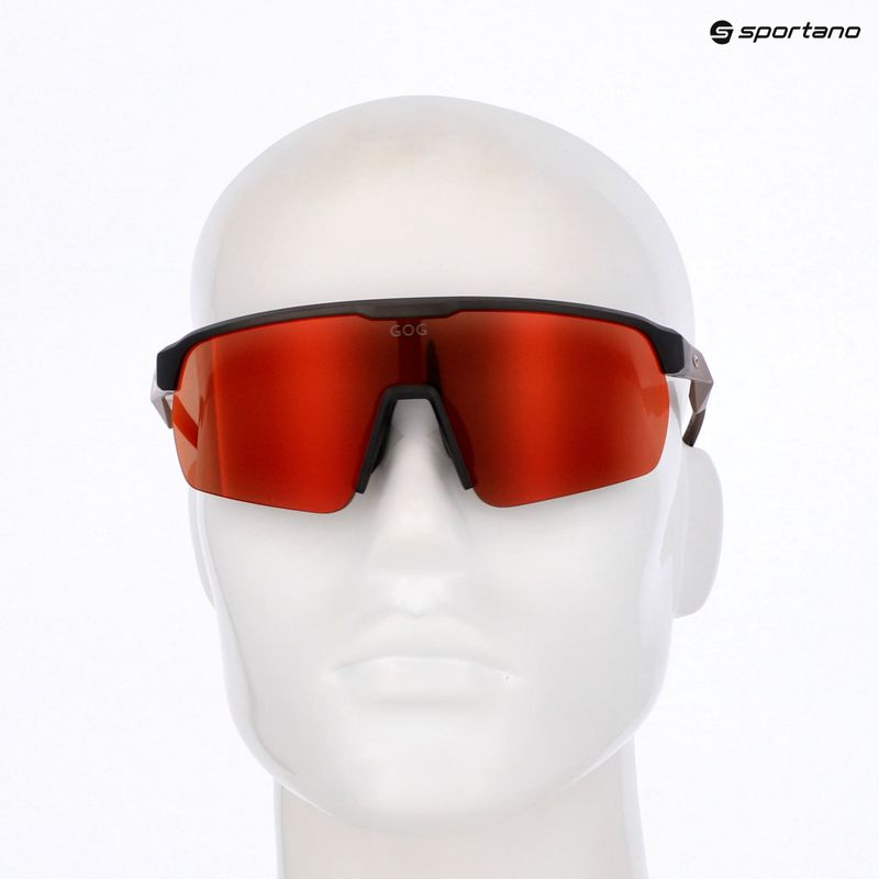 Akiniai nuo saulės GOG Hervor matt crystal black/copper reflex black/red 5