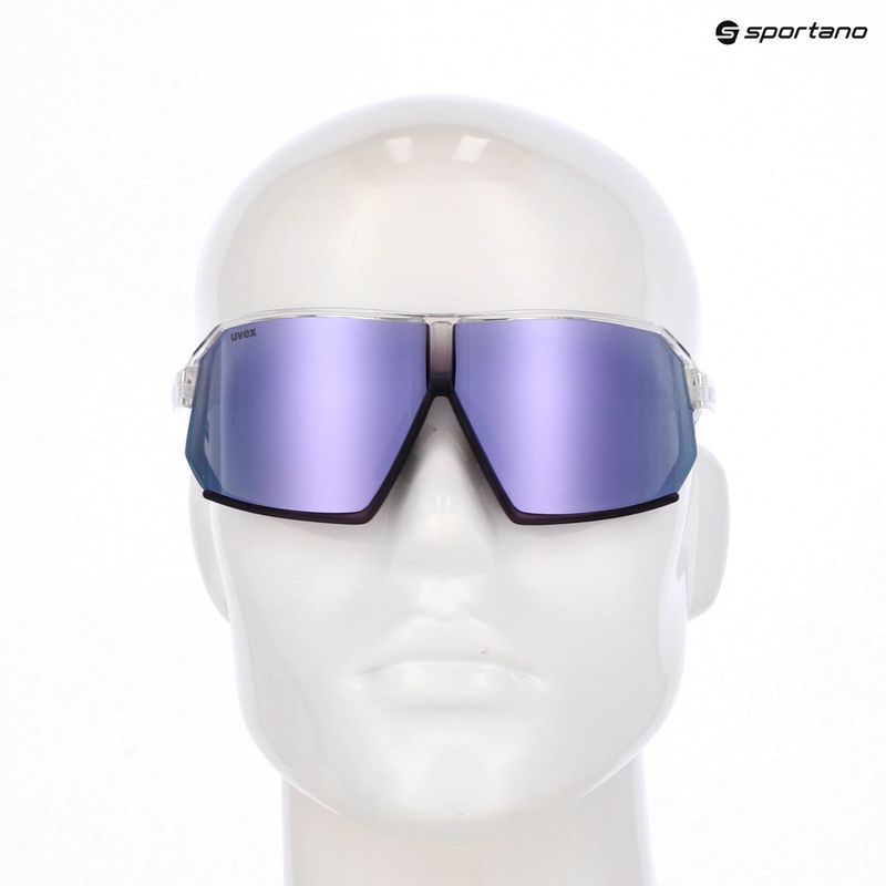 Akiniai nuo saulės UVEX Sportstyle 237 clear/metallic purple/mirror lavender 7