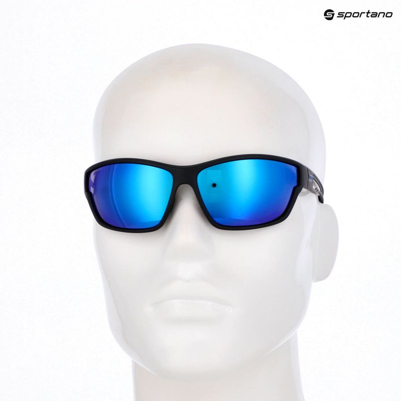 Akiniai nuo saulės UVEX Sportstyle 806 black matt/mirror blue 7