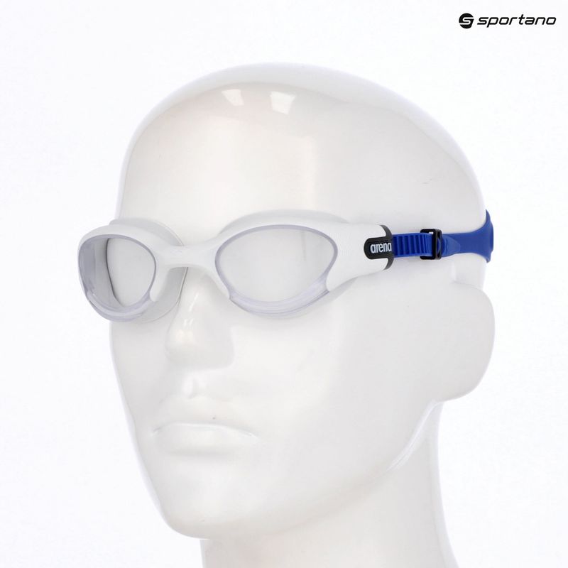 Plaukimo akiniai arena The One Plus clear/white/blue 10