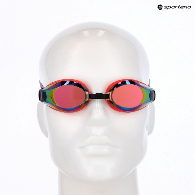 Plaukimo akiniai arena Zoom X-Fit Mirror copper/bright coral/plum 9
