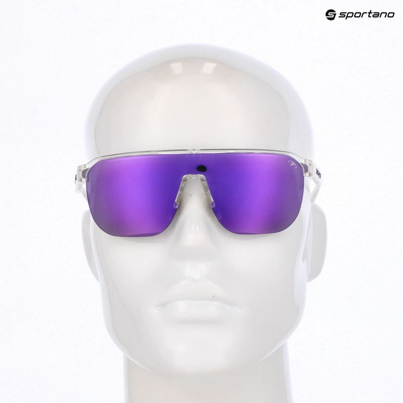 Saulės akiniai Tifosi Sanctum SL crystal clear/smoke purple mirror ar 4