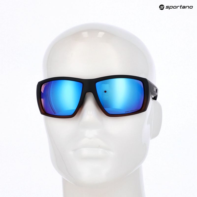 Akiniai nuo saulės UVEX Mtn Venture CV black demi matt/mirror blue 6