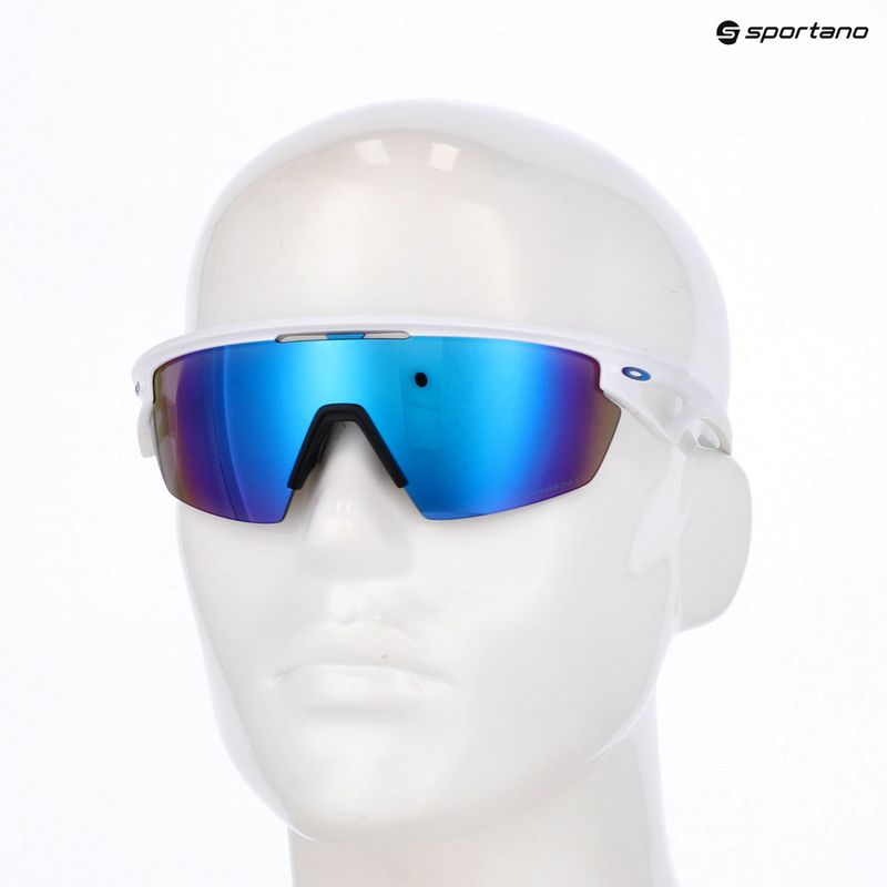 Akiniai nuo saulės Oakley Sphaera matte white/prizm sapphire polarized 9