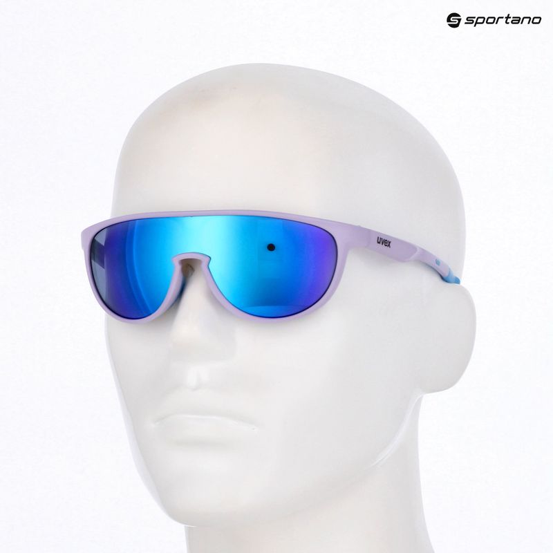 Vaikiški akiniai nuo saulės Sportstyle 515 lavender matt/mirror blue 10