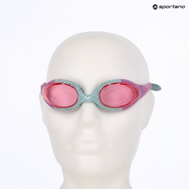 Vaikiški plaukimo akiniai arena Spider r pink/grey/pink 10