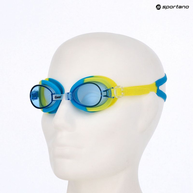 Vaikiški plaukimo akiniai Cressi Starfish green/azure 7