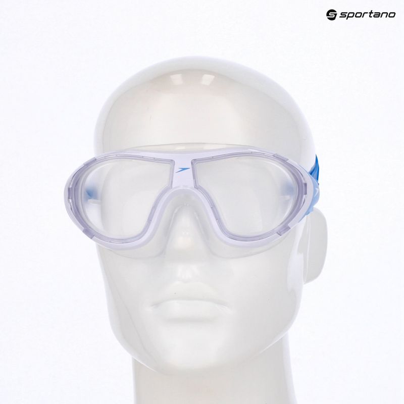 Plaukimo kaukė Speedo Biofuse 2.0 white / clear 9
