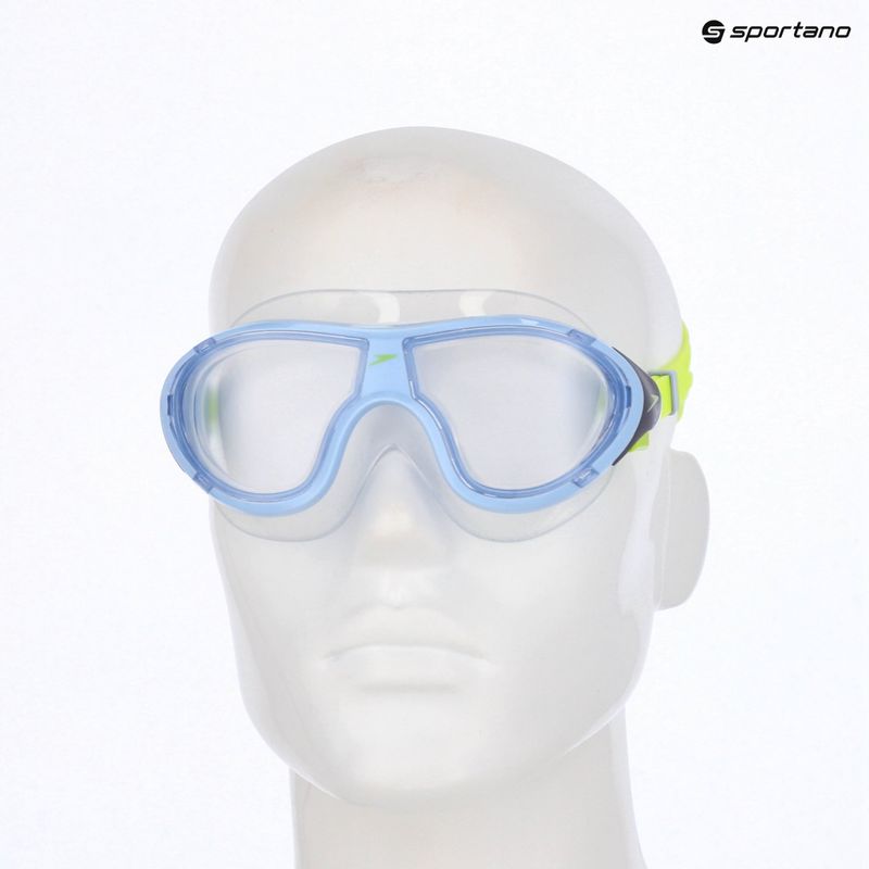 Vaikiška plaukimo kaukė Speedo Biofuse 2.0 pale purple/clear 9