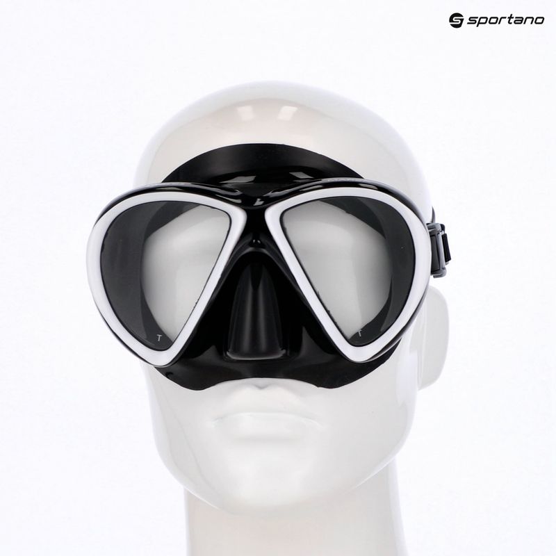 Nardymo kaukė Mares Marea black/white/black 3