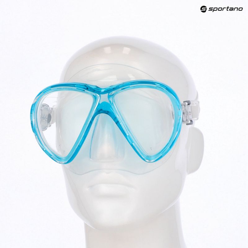 Nardymo kaukė Mares Marea reflex aqua/clear 3