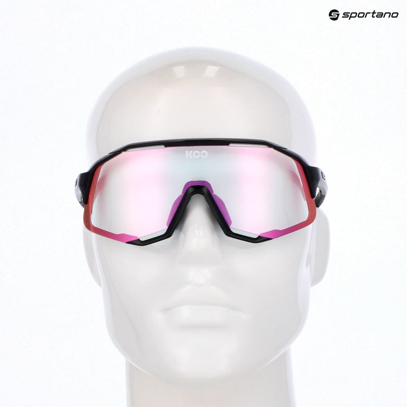 Akiniai nuo saulės Koo Demos black/photochromic fuchsia 6