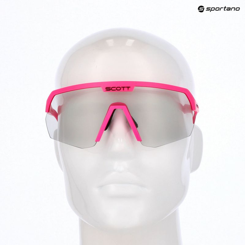 Akiniai nuo saulės SCOTT Sport Shield LS acid pink/grey light sensitive 7