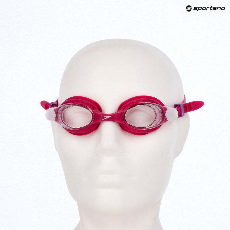Vaikiški plaukimo akiniai Speedo Skoogles blossom/electric pink/clear 3