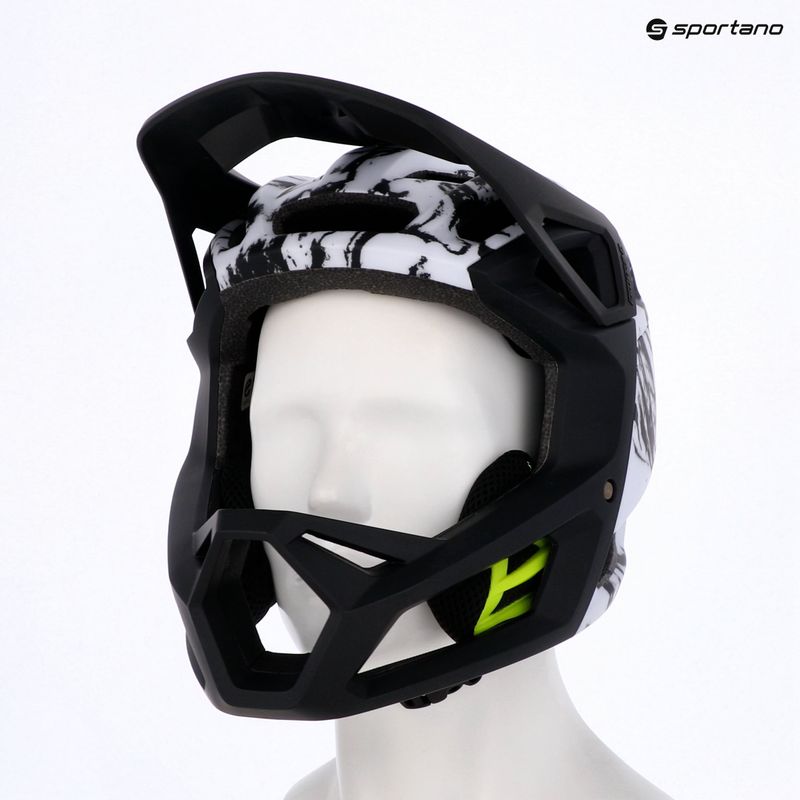 Dviračio šalmas Fox Racing Proframe Thrive white 9