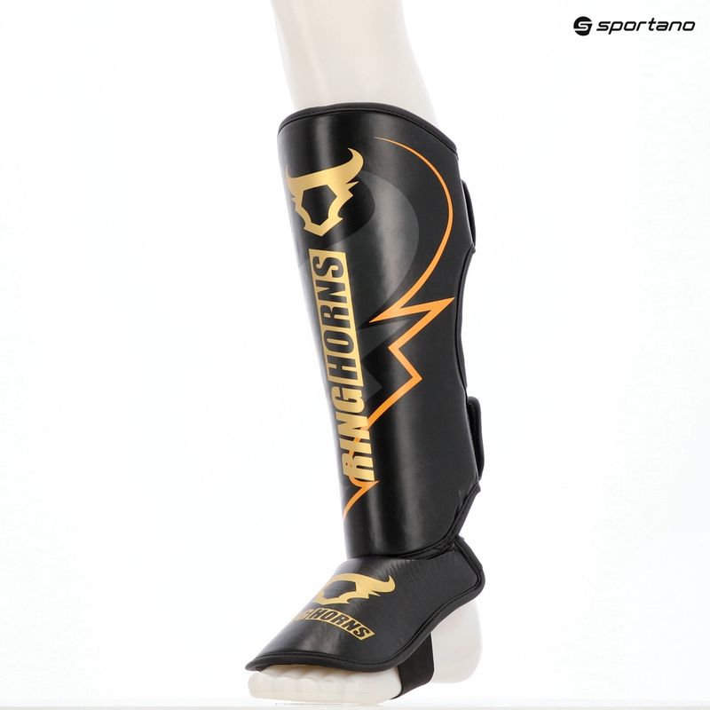 Blauzdų ir pėdų apsaugos Venum Ringhorns Charger Shin black/gold 7