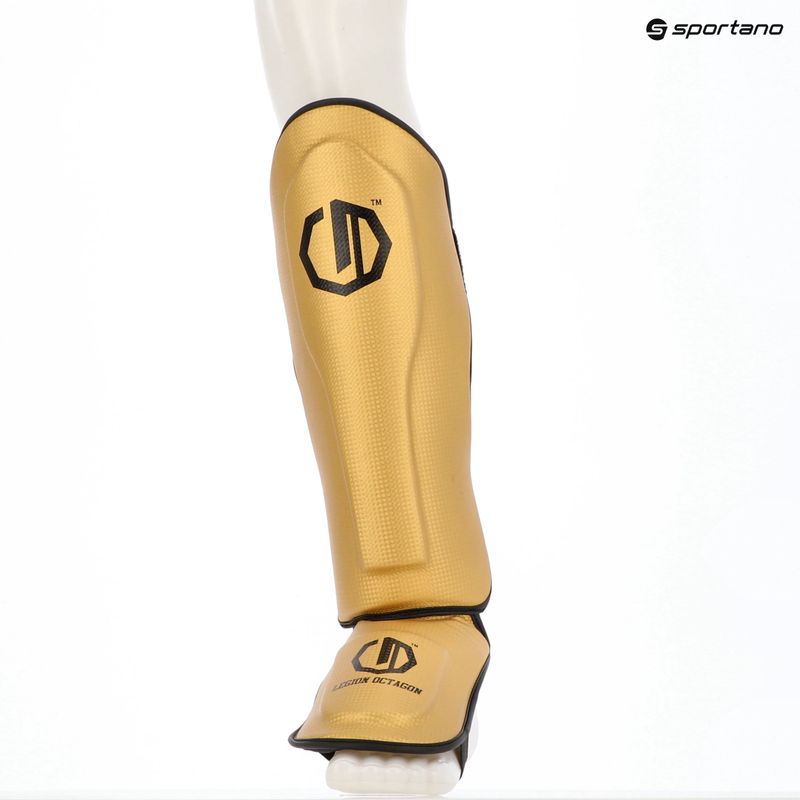Blauzdų ir pėdų apsaugos Octagon Legion Kevlar gold 5