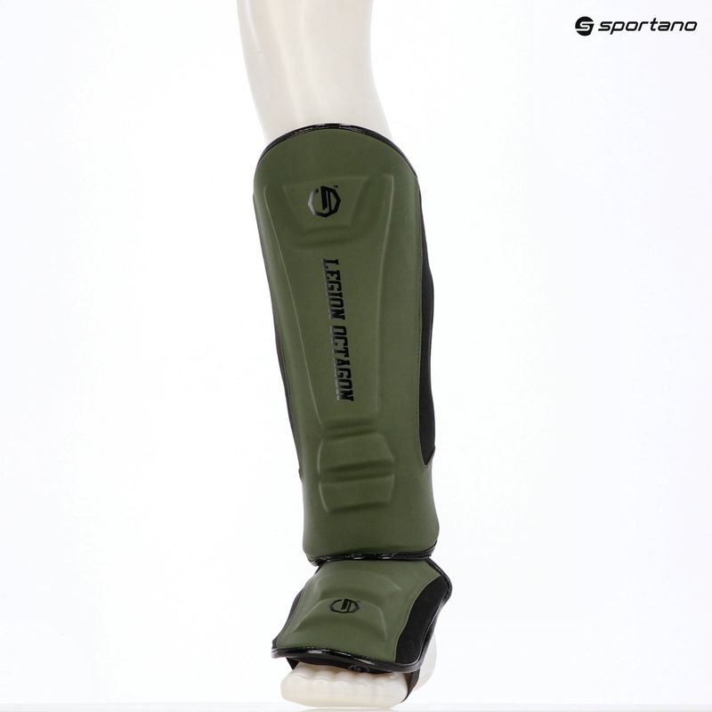 Blauzdų ir pėdų apsaugos Octagon Legion Enforcer dark green 6